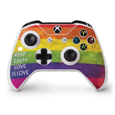 Keep Calm Love Is Love Xbox One S Controller Skin