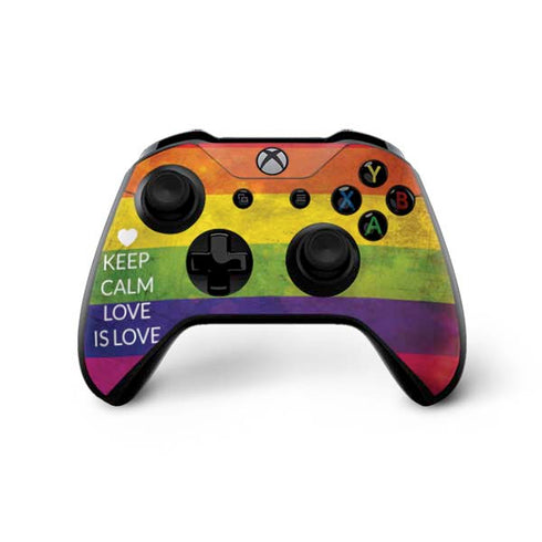 Keep Calm Love Is Love Xbox One X Controller Skin
