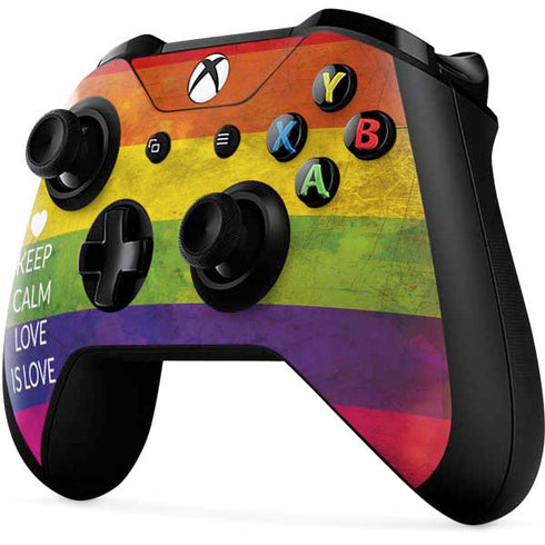 Keep Calm Love Is Love Xbox One X Controller Skin