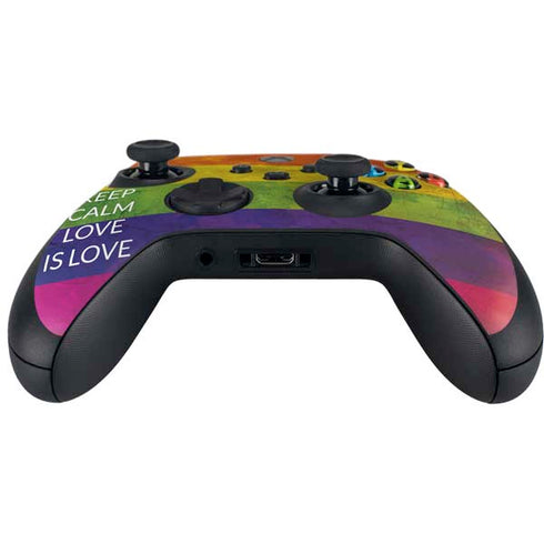 Keep Calm Love Is Love Xbox Series X Controller Skin