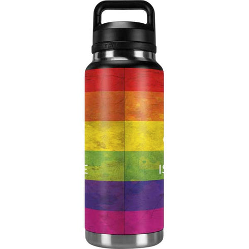Keep Calm Love Is Love YETI Rambler 36oz Bottle Skin