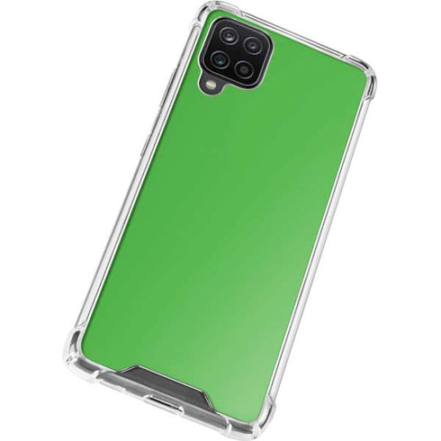 Kelly Green Galaxy A12 Clear Case