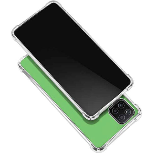 Kelly Green Galaxy A12 Clear Case