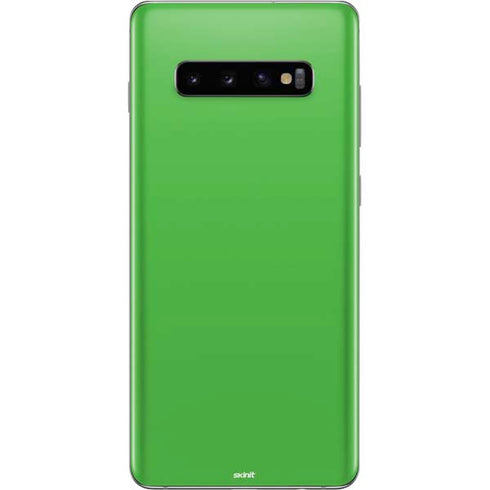 Kelly Green Galaxy S10 Plus Skin