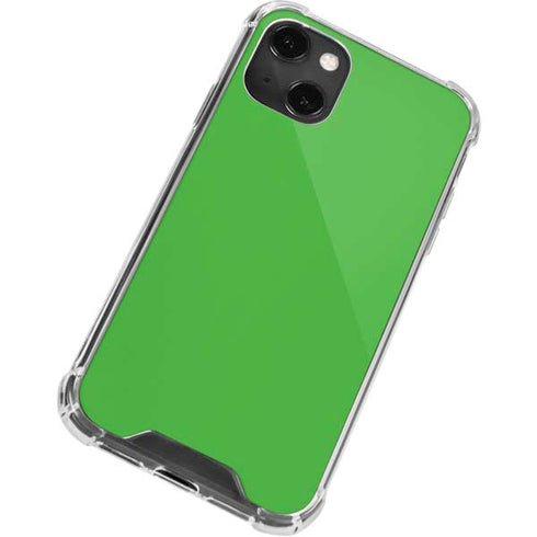 Kelly Green iPhone 14 Plus Clear Case