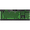 Kelly Green K95 RGB PLATINUM Mechanical Gaming Keyboard Skin