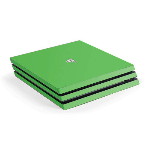 Kelly Green PS4 Pro Console Skin