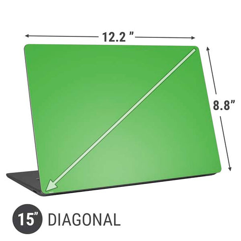 Kelly Green Universal Laptop 15in (12.2 x 8.8in) Skin