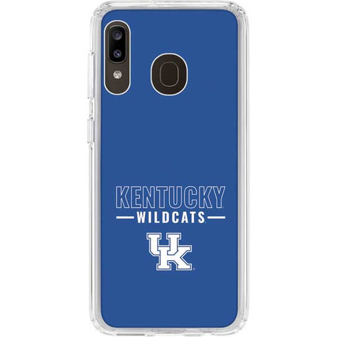University of Kentucky Wildcats Galaxy A20 Clear Case