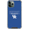University of Kentucky Wildcats iPhone 11 Pro Max Clear Case