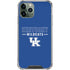University of Kentucky Wildcats iPhone 12 Pro Clear Case
