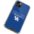 University of Kentucky Wildcats iPhone 13 Mini Clear Case
