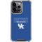University of Kentucky Wildcats iPhone 13 Pro Clear Case