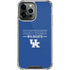University of Kentucky Wildcats iPhone 13 Pro Max Clear Case