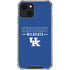 University of Kentucky Wildcats iPhone 14 Plus Clear Case