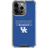 University of Kentucky Wildcats iPhone 14 Pro Clear Case