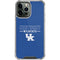 University of Kentucky Wildcats iPhone 14 Pro Max Clear Case