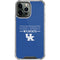 University of Kentucky Wildcats iPhone 15 Pro Max Clear Case