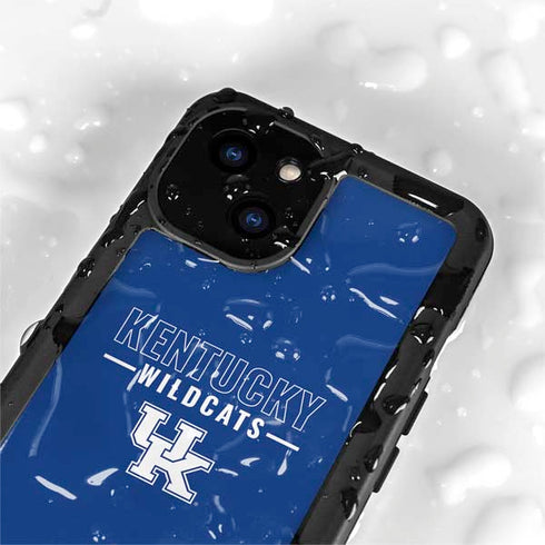 University of Kentucky Wildcats iPhone 15 Plus Waterproof Case
