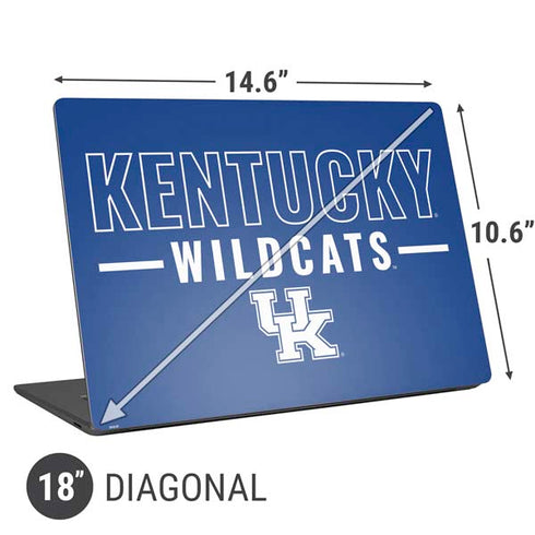 University of Kentucky Wildcats Universal Laptop 18in (14.6 x 10.6in) Skin