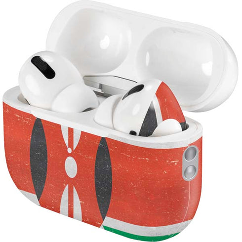 Kenya Flag Distressed AirPods Pro 2nd Gen Skin