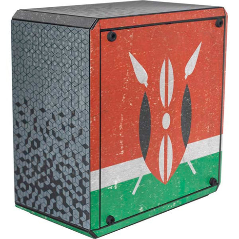 Kenya Flag Distressed Cooler Master MasterBox Q300L Mini Tower Skin
