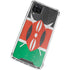 Kenya Flag Distressed Galaxy A12 Clear Case
