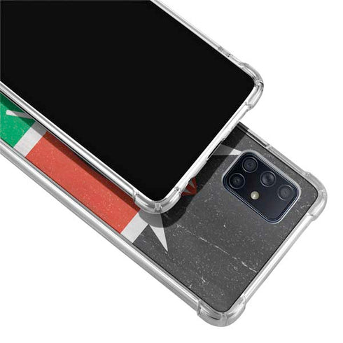 Kenya Flag Distressed Galaxy A71 5G Clear Case