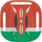 Kenya Flag Distressed Galaxy Buds Live Skin