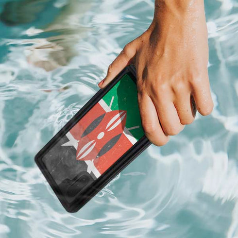 Kenya Flag Distressed Galaxy Note 10 Waterproof Case