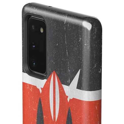 Kenya Flag Distressed Galaxy Note20 5G Pro Case