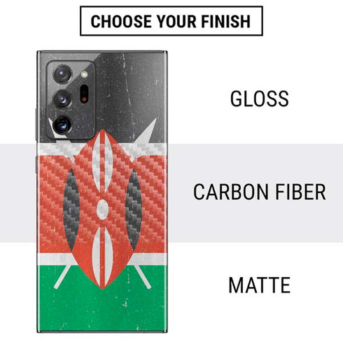 Kenya Flag Distressed Galaxy Note20 Ultra 5G Skin
