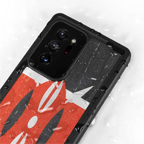 Kenya Flag Distressed Galaxy Note20 Ultra 5G Waterproof Case