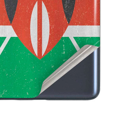 Kenya Flag Distressed Galaxy S20 Fan Edition Skin