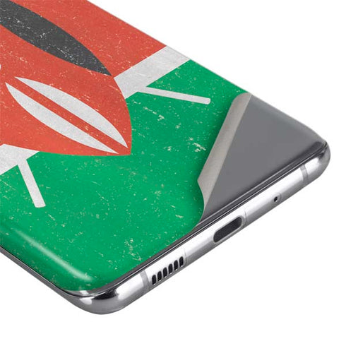 Kenya Flag Distressed Galaxy S20 Plus Skin