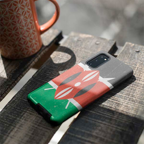 Kenya Flag Distressed Galaxy S20 Pro Case