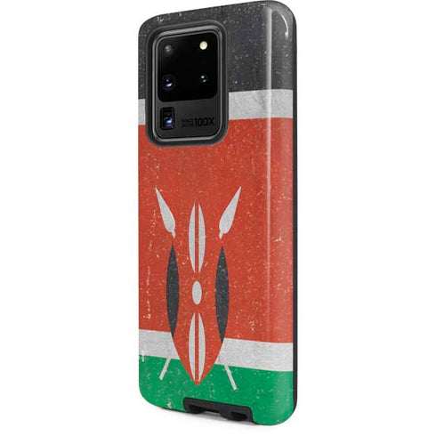 Kenya Flag Distressed Galaxy S20 Ultra 5G Pro Case