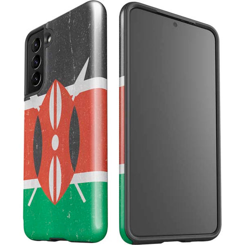 Kenya Flag Distressed Galaxy S21 5G Pro Case