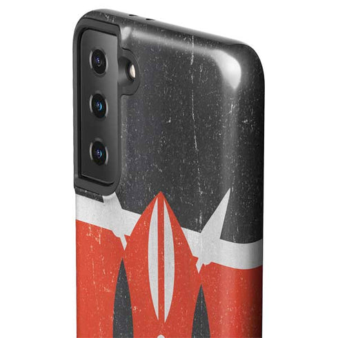 Kenya Flag Distressed Galaxy S21 Plus 5G Pro Case