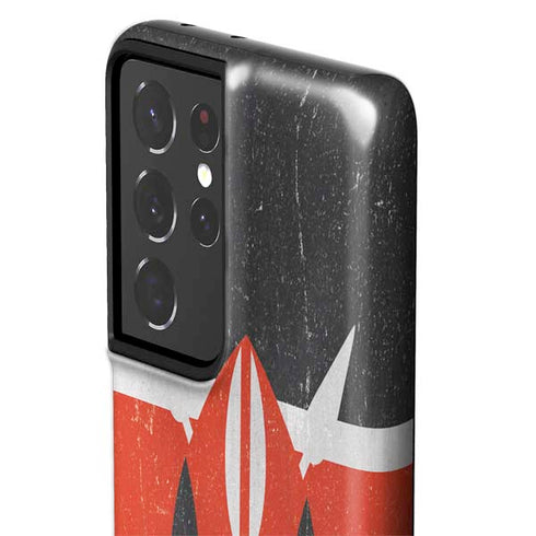 Kenya Flag Distressed Galaxy S21 Ultra 5G Pro Case