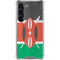 Kenya Flag Distressed Galaxy S23 Clear Case
