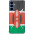 Kenya Flag Distressed Galaxy S24 Clear Case