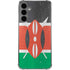 Kenya Flag Distressed Galaxy S24 Plus Clear Case