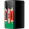 Kenya Flag Distressed Galaxy Z Fold3 5G Skin