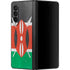 Kenya Flag Distressed Galaxy Z Fold3 5G Skin