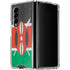 Kenya Flag Distressed Galaxy Z Fold4 5G Clear Case
