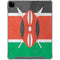 Kenya Flag Distressed iPad Pro 12.9in (2020) Clear Case