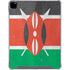 Kenya Flag Distressed iPad Pro 12.9in (2020) Clear Case
