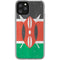 Kenya Flag Distressed iPhone 11 Pro Clear Case