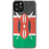Kenya Flag Distressed iPhone 11 Pro Clear Case